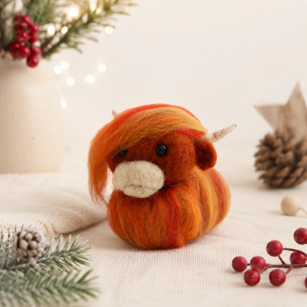 Needle Felted Highland Coo