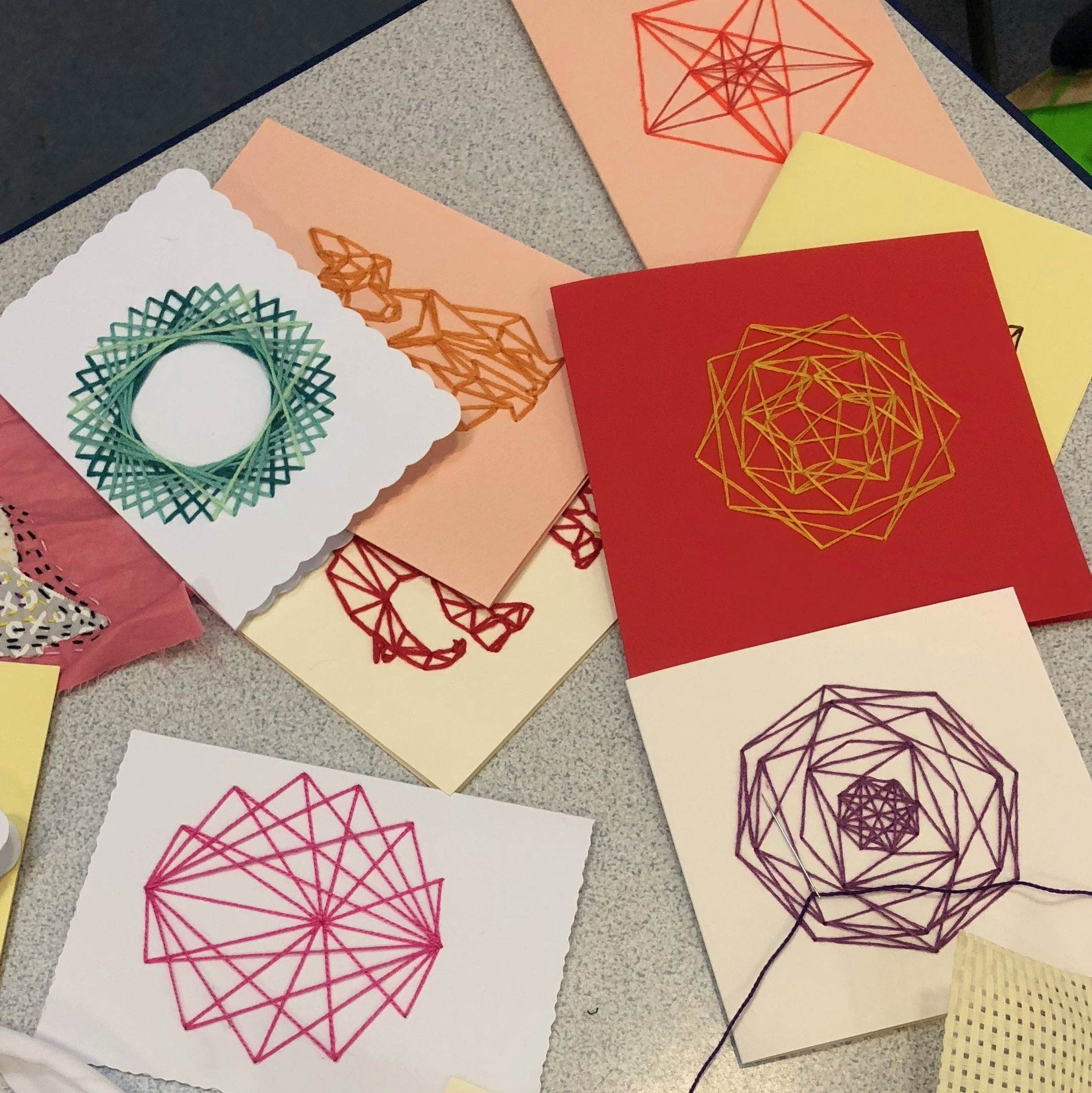 String Art Cards Kim Searle
