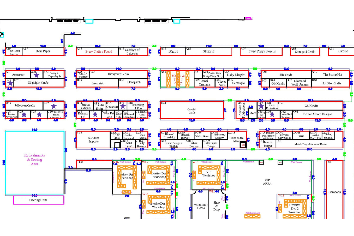 Floorplan pictures The Creative Craft Shows